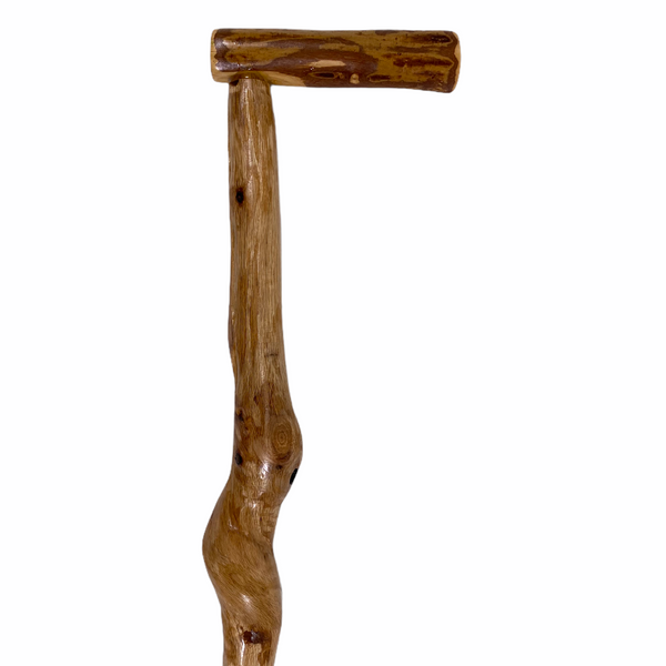 Natural Spiral Vine Twisted Wood Walking Cane - 36.5"