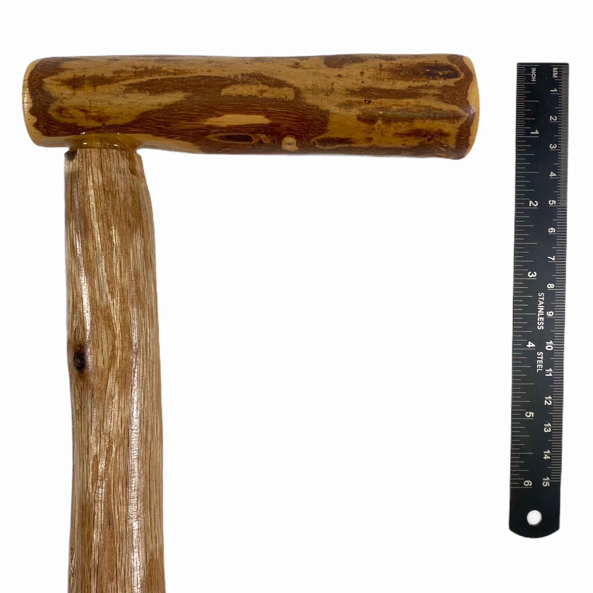 Natural Spiral Vine Twisted Wood Walking Cane - 36.5"