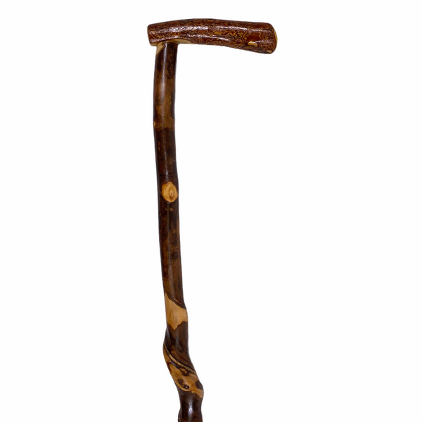 Natural Spiral Vine Twisted Wood Walking Cane - 35.5"