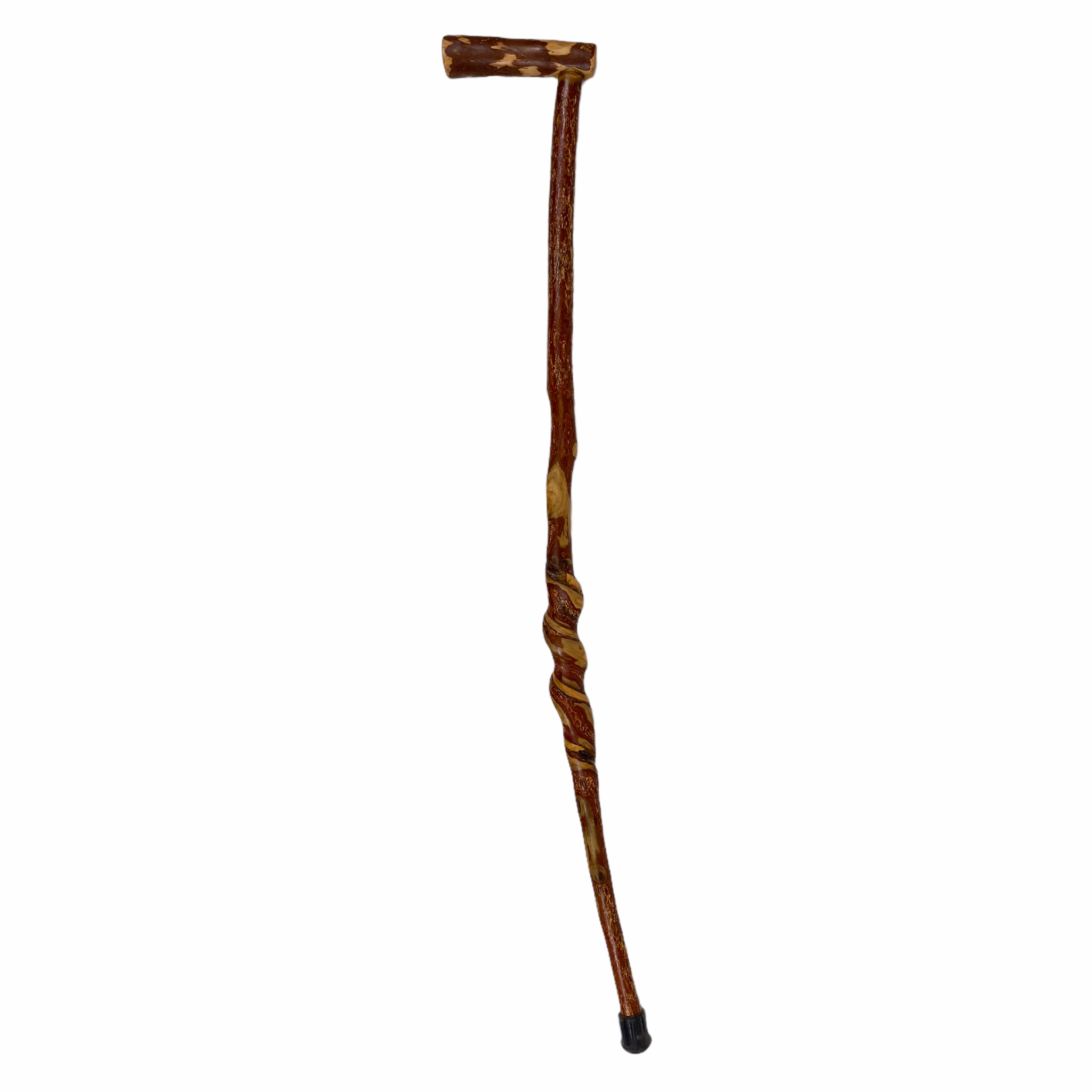 Natural Spiral Vine Twisted Wood Walking Cane - 36.5"