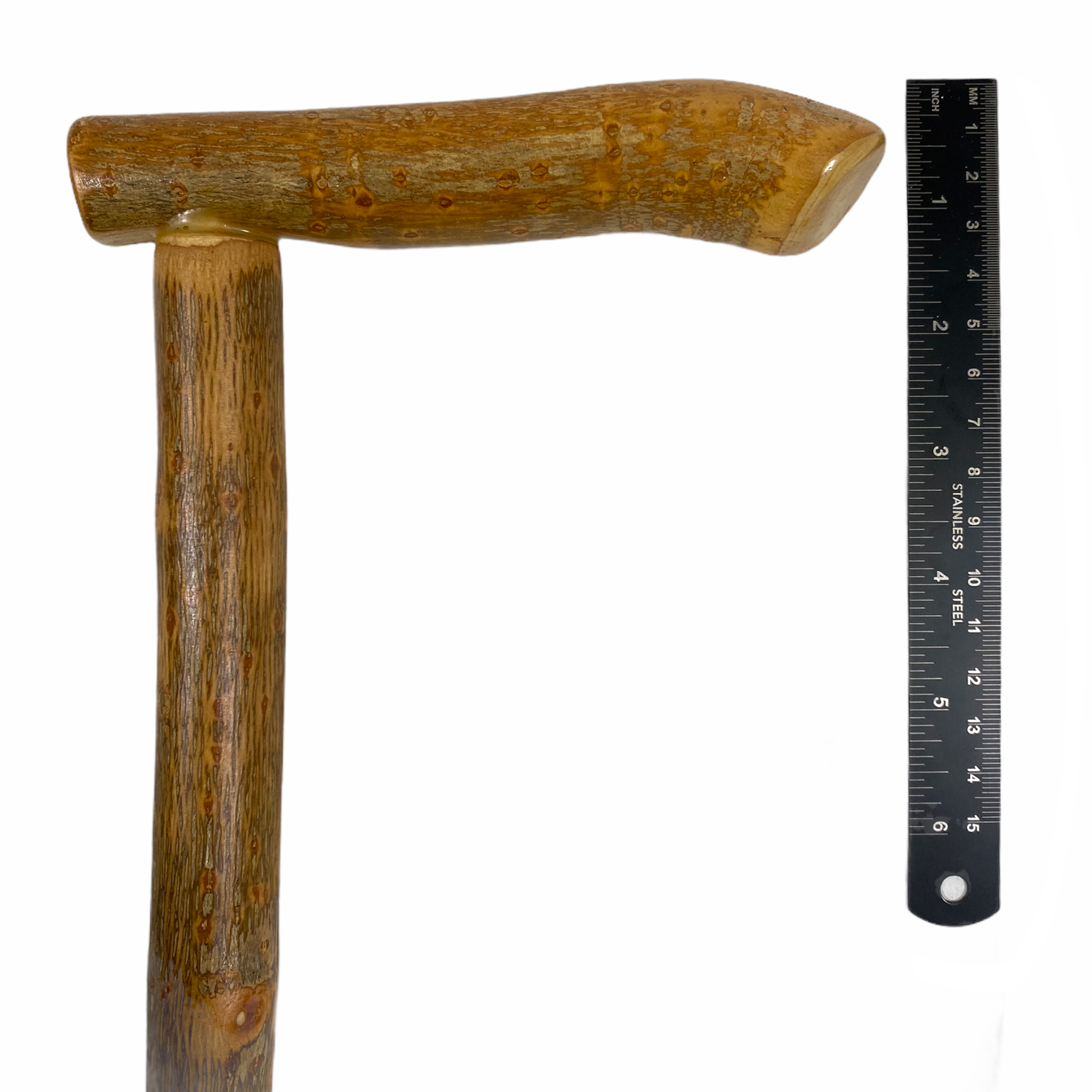 Natural Spiral Vine Twisted Wood Walking Cane - 36.5"