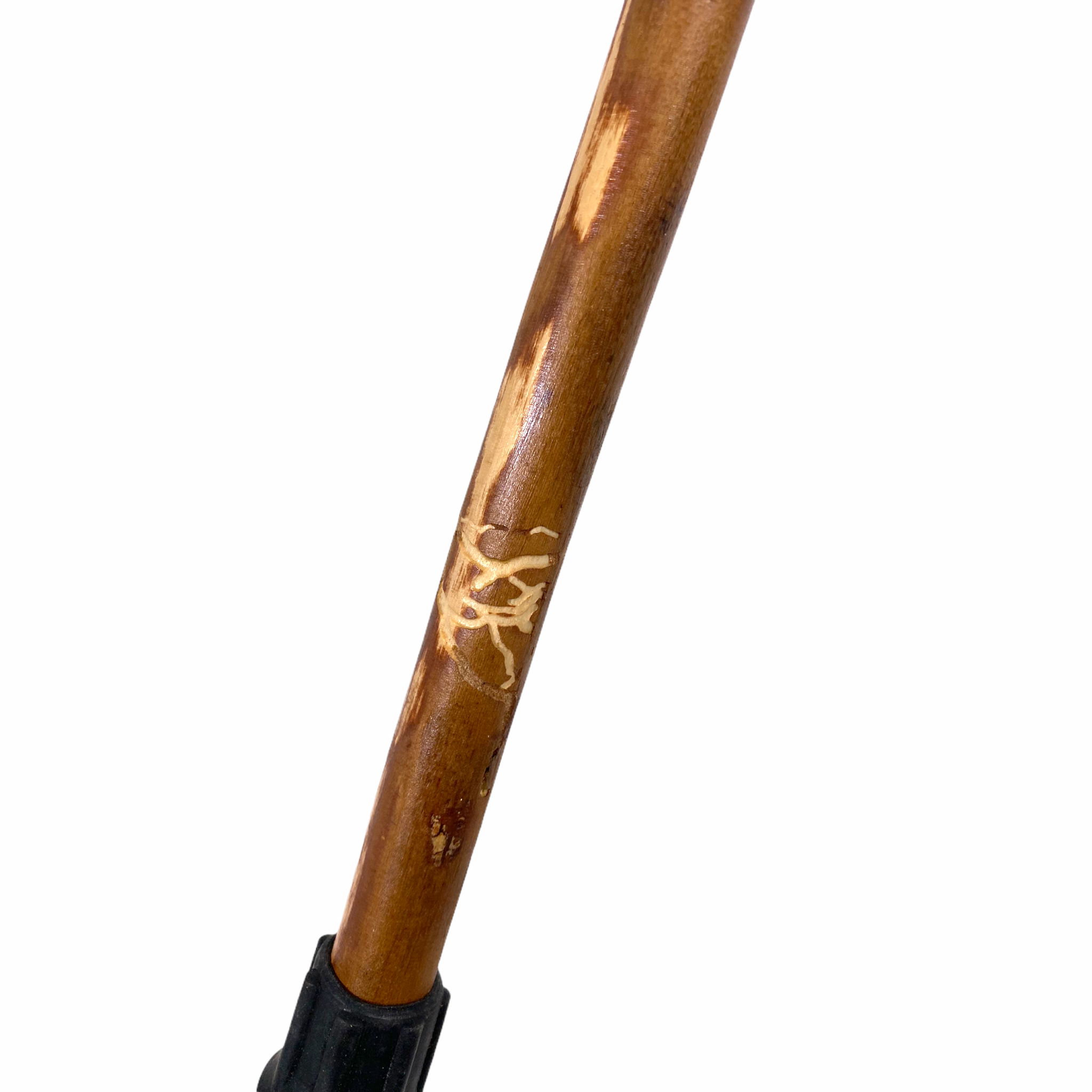 Natural Spiral Vine Twisted Wood Walking Cane - 35"