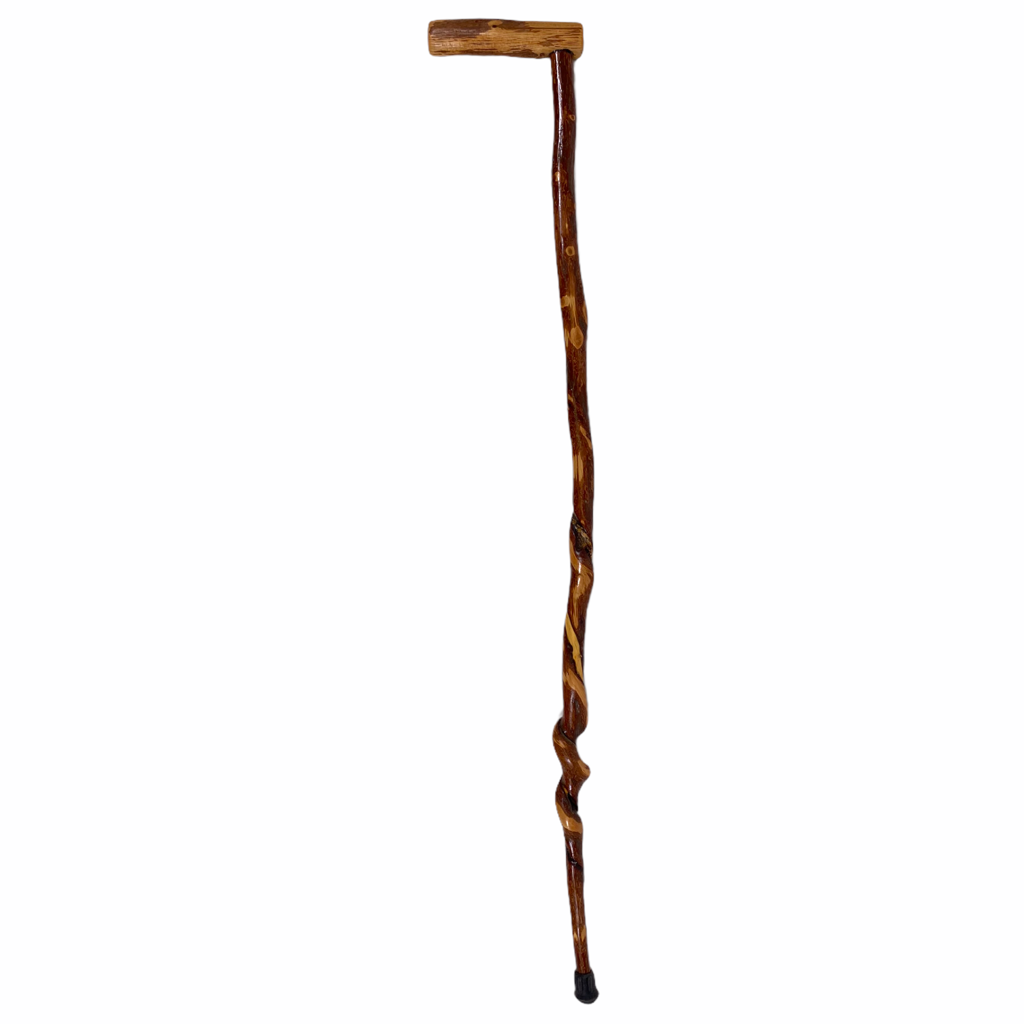 Natural Spiral Vine Twisted Wood Walking Cane - 35"