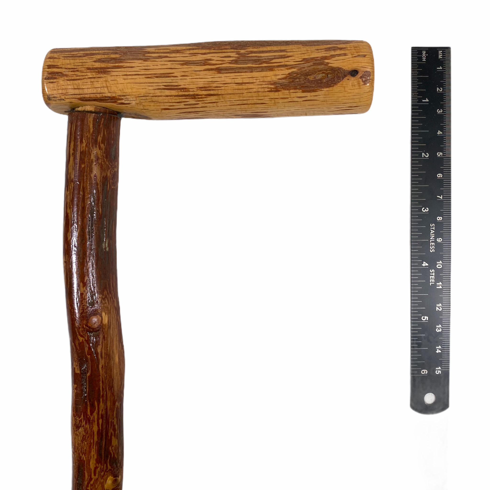 Natural Spiral Vine Twisted Wood Walking Cane - 35"