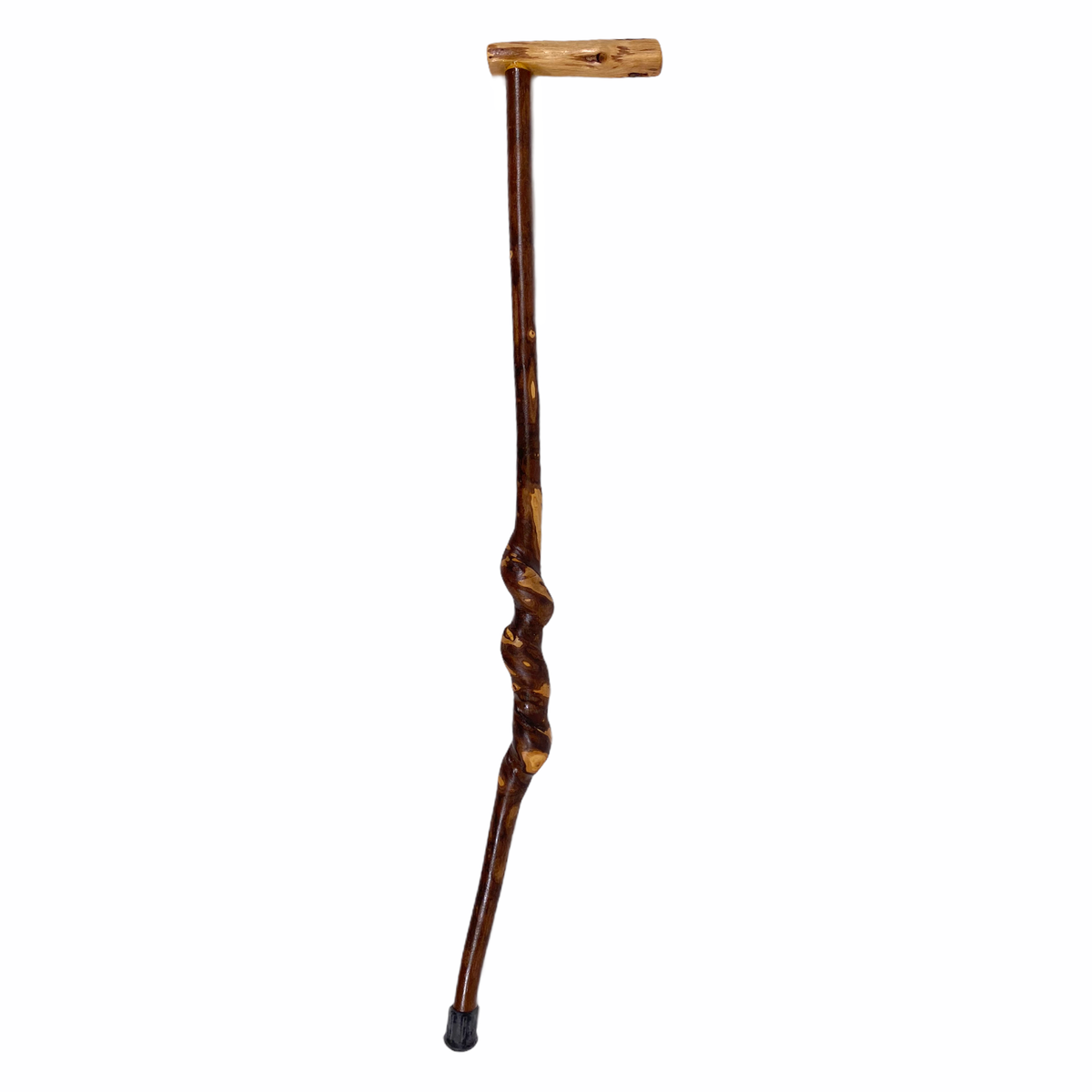 Natural Spiral Vine Twisted Wood Walking Cane - 33.5