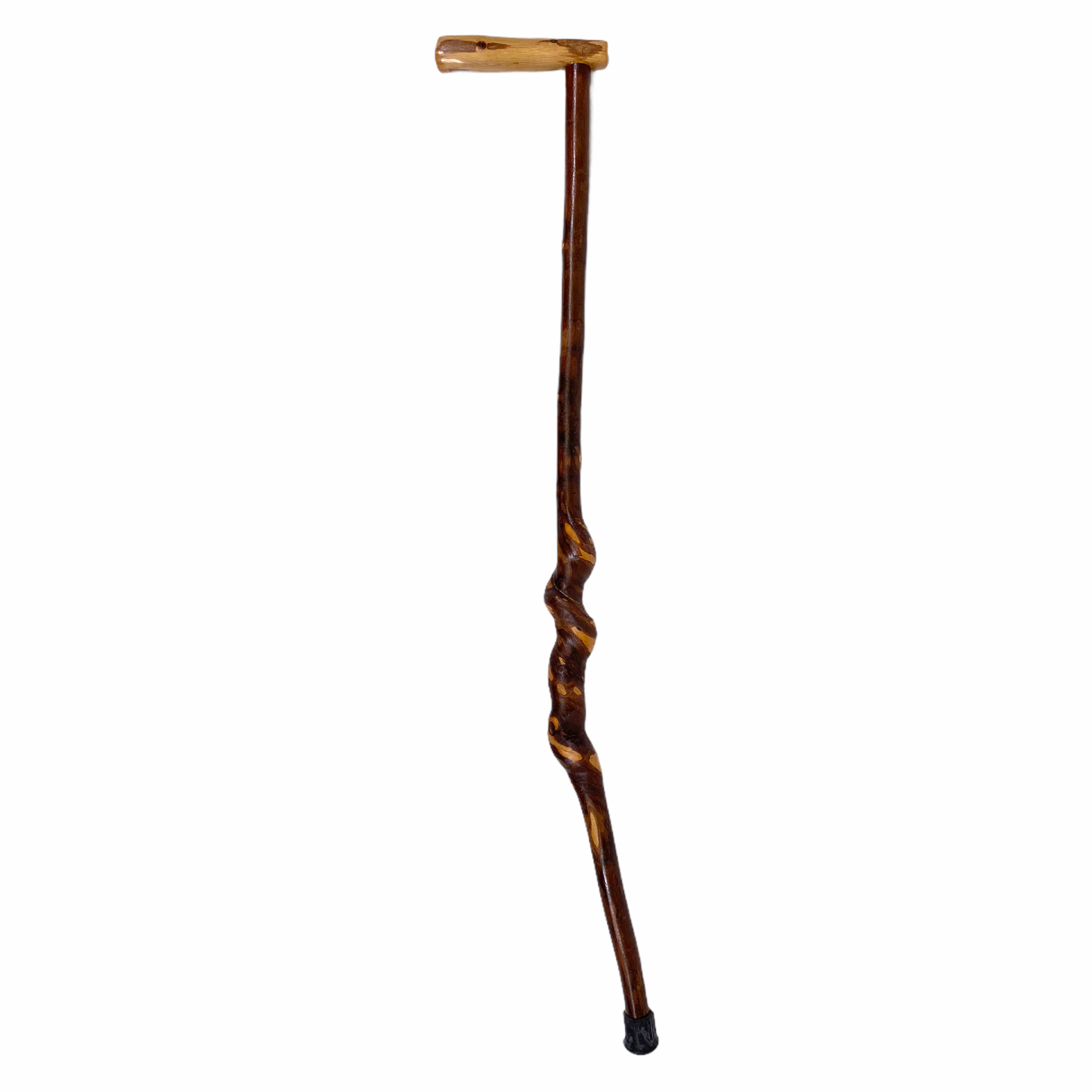 Natural Spiral Vine Twisted Wood Walking Cane - 33.5"
