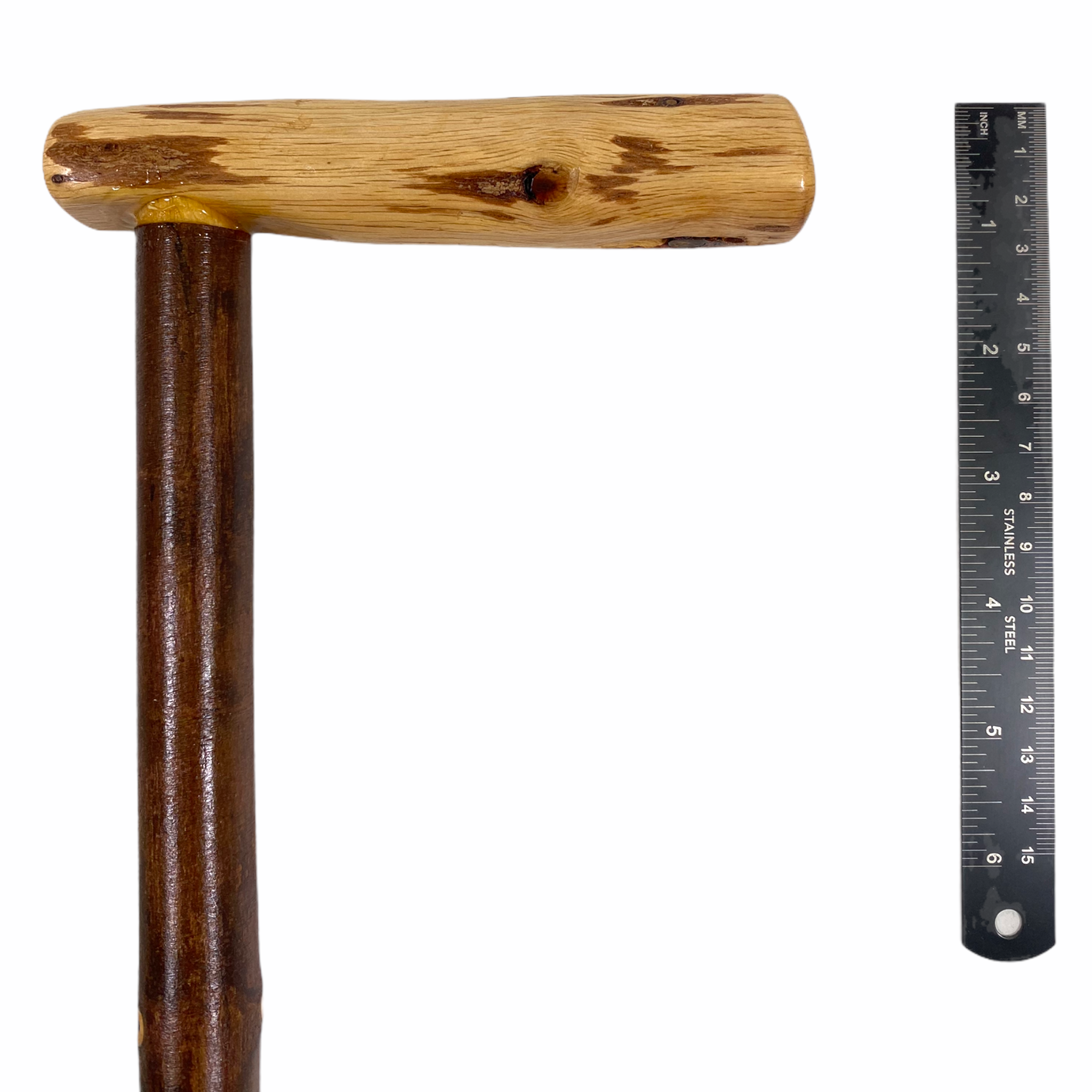 Natural Spiral Vine Twisted Wood Walking Cane - 33.5"