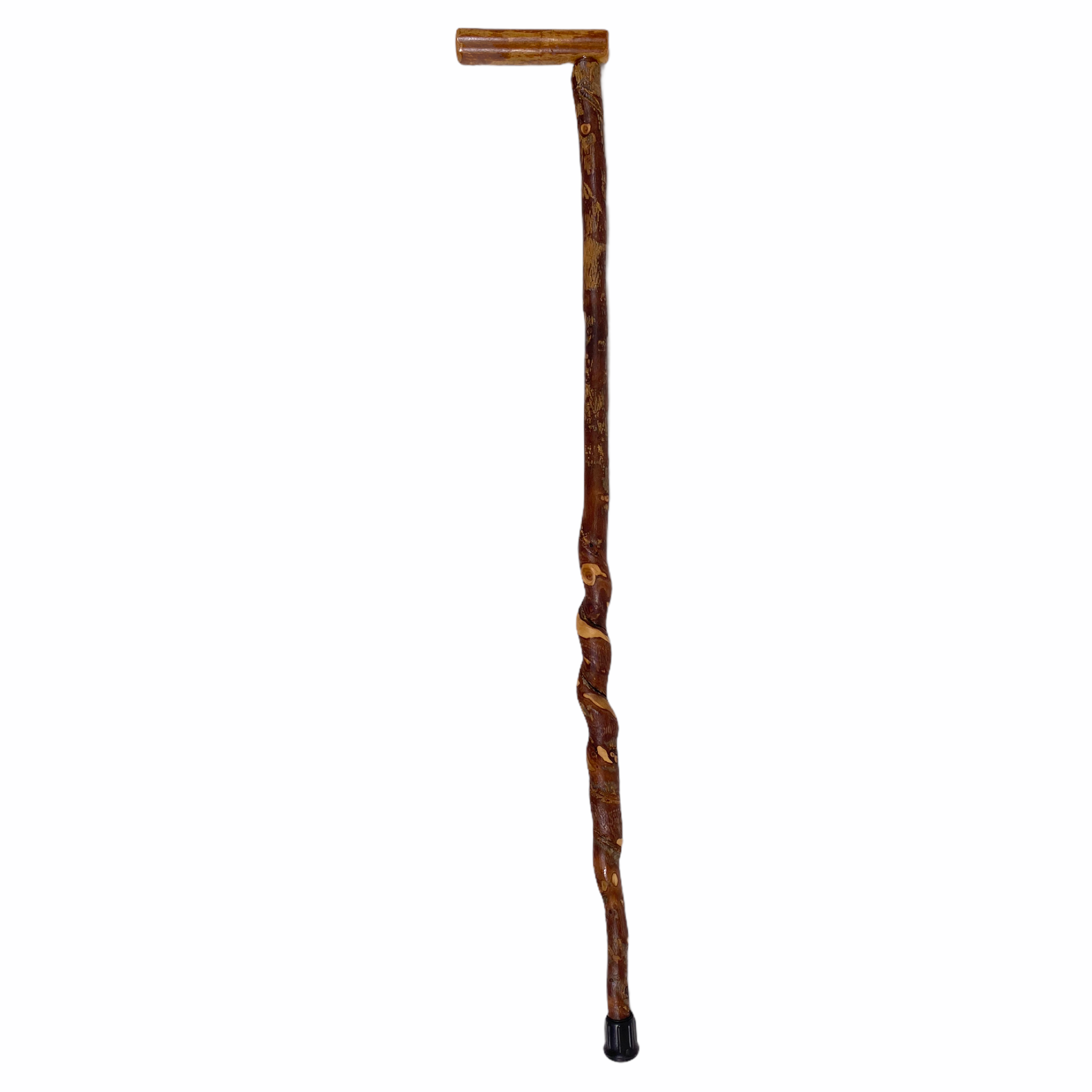 Natural Spiral Vine Twisted Wood Walking Cane - 36"
