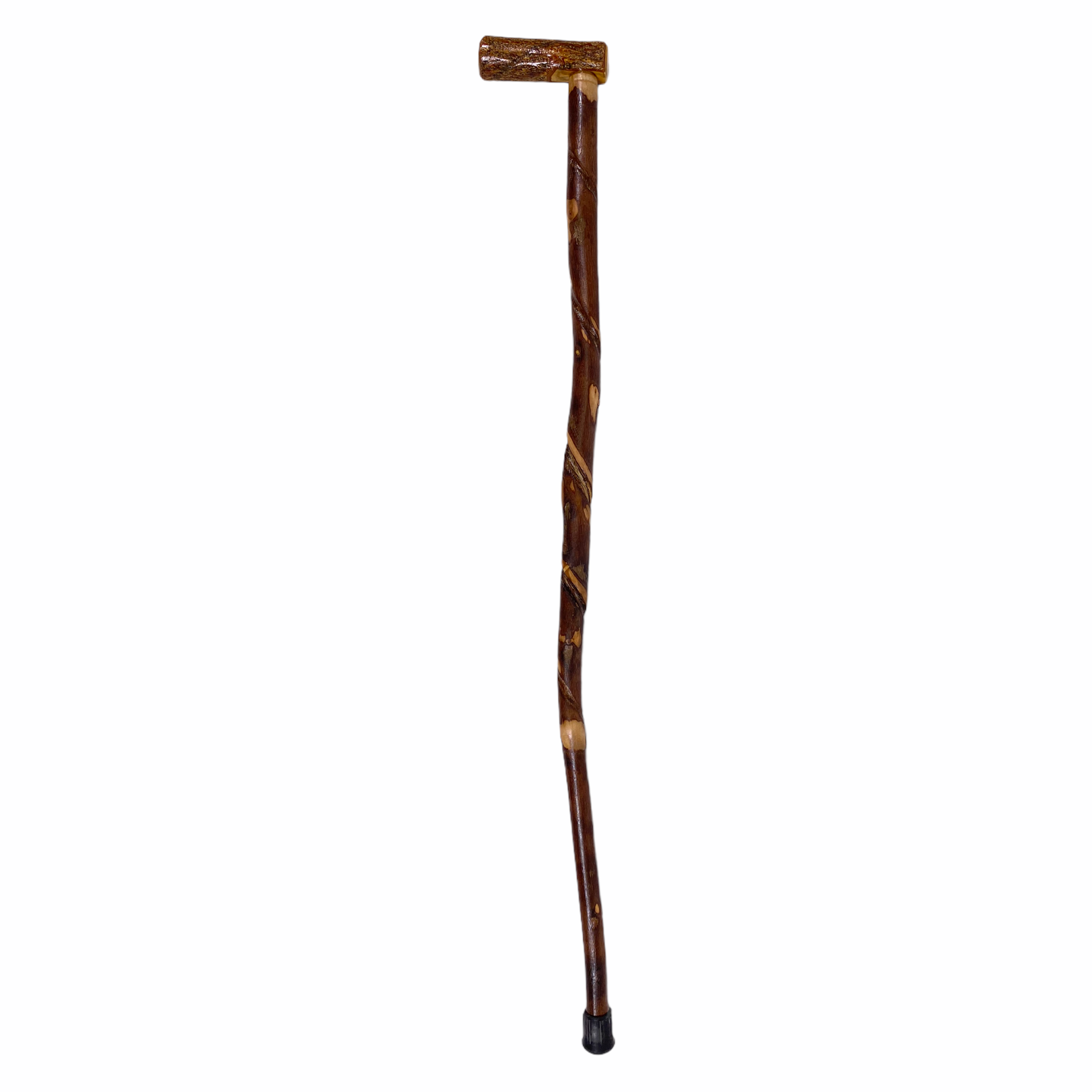 Natural Spiral Vine Twisted Wood Walking Cane - 34.5"