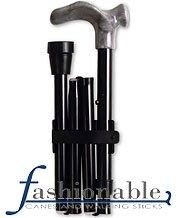 Scratch and Dent Marble Palm Grip Walking Cane with Black Adjustable,
