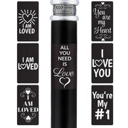 Custom Cane Engraving - Rectangle Black Anodized Aluminum - Valentine's Day Special