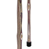 American Woodcrafter Colortone Royal Camo Hiking Staff with Laminated Birchwood Shaft and Compass