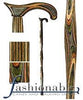 American Woodcrafter Extra Long Colortone Field & Stream Derby Walking Cane With Laminated Birchwood Shaft