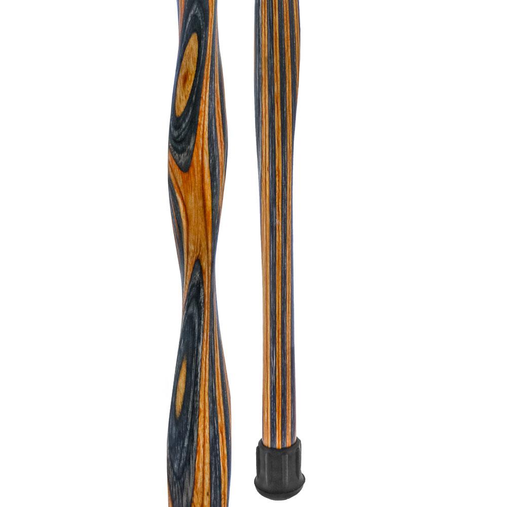 American Woodcrafter Biker Colors Colortone Classic Derby Handle Walking Cane With laminate Birchwood Shaft