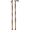 American Woodcrafter Biker Colors Colortone Classic Derby Handle Walking Cane With laminate Birchwood Shaft