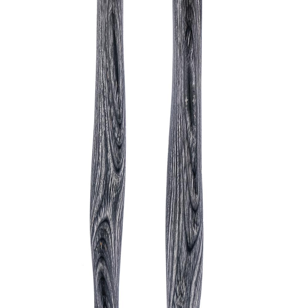 American Woodcrafter Blackwood Colortone Classic Derby Handle Walking Cane with laminate Birchwood Shaft