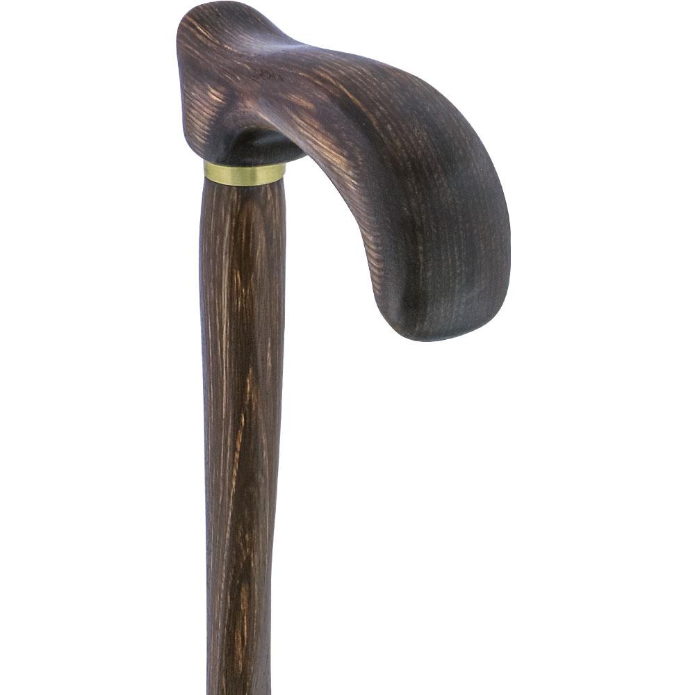 American Woodcrafter Brown Colortone Classic Derby Handle Walking Cane With laminate Birchwood Shaft
