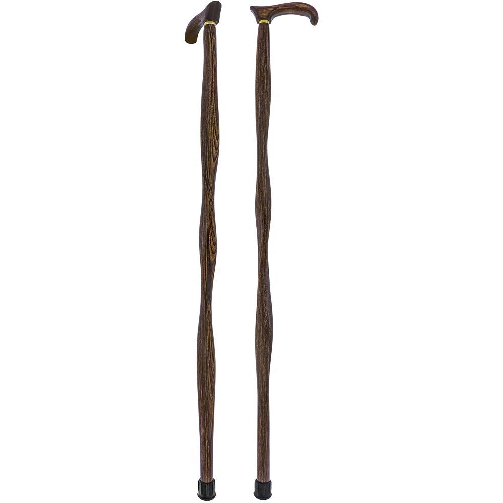 American Woodcrafter Brown Colortone Classic Derby Handle Walking Cane With laminate Birchwood Shaft
