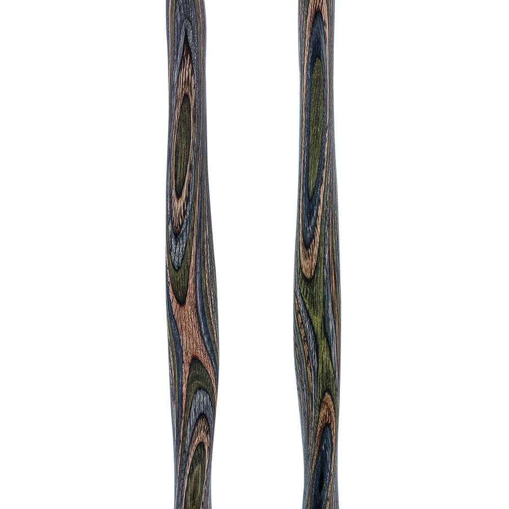 American Woodcrafter Camoflauge Colortone Classic Derby Handle Walking Cane With laminate Birchwood Shaft