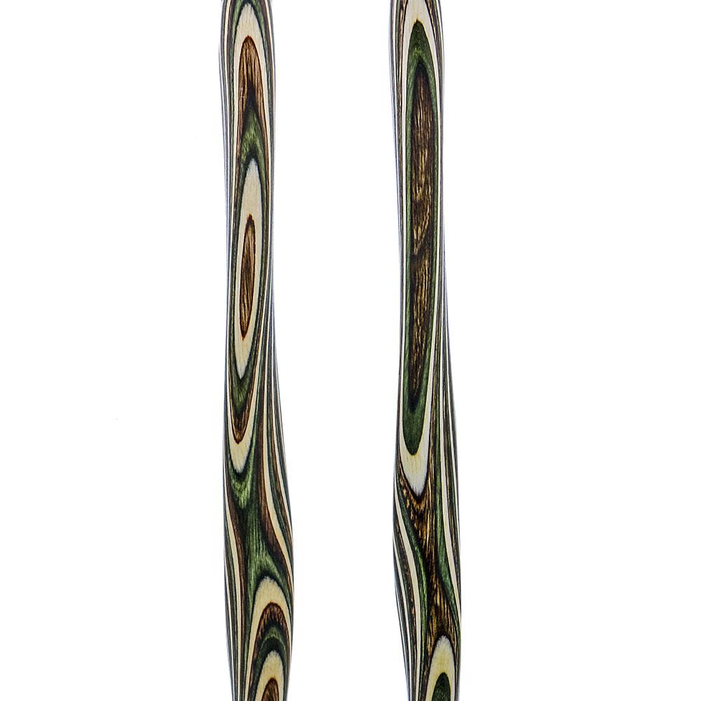 American Woodcrafter Field & Stream Colortone Twist Derby Handle Walking Cane With laminate Birchwood Shaft