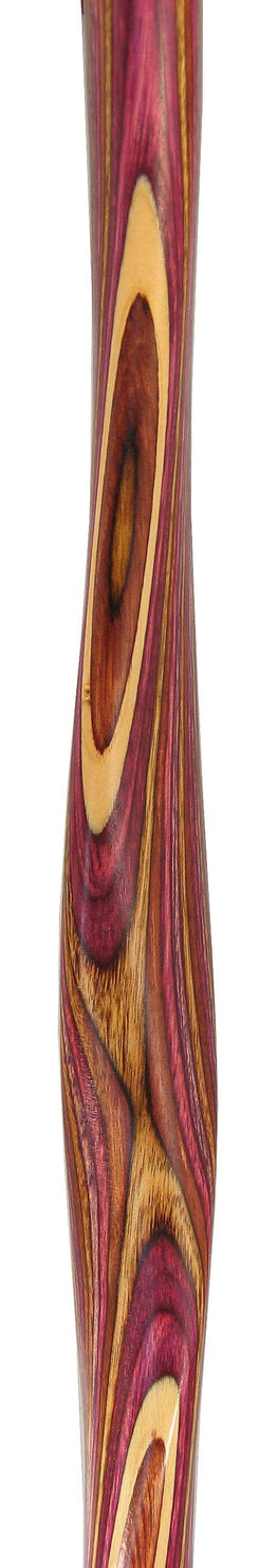 American Woodcrafter Lavender Colortone Twist Derby Handle Walking Cane With laminate Birchwood Shaft