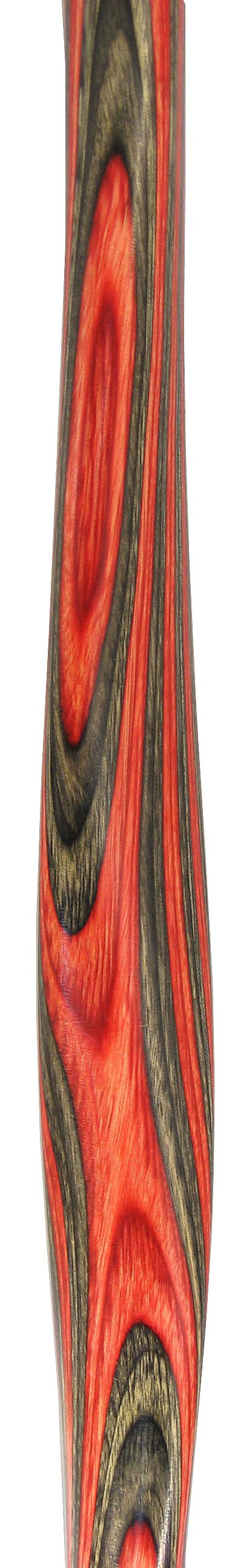 American Woodcrafter Red & Black Colortone Twist Derby Handle Walking Cane With laminate Birchwood Shaft