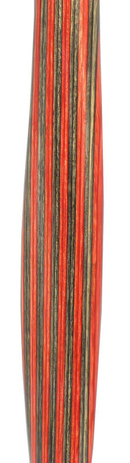 American Woodcrafter Red & Black Colortone Twist Derby Handle Walking Cane With laminate Birchwood Shaft