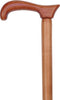 an American Woodcrafter Genuine Cherrywood Derby Handle Walking Cane With Cherrywood Shaft
