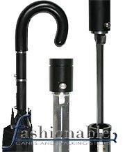 Atlanta Cutlery Rapier Umbrella Sword Tourist Handle Walking Cane With Black Umbrella Shaft