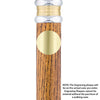 Personalize Your Cane w/ Custom Engraving: Brass Circle
