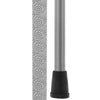 Carbon Canes Silver Reflective Swirl Pattern Wrapped Adjustable Derby Carbon Fiber Walking Cane