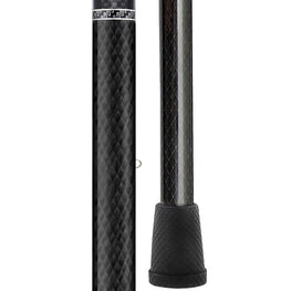 Carbon Canes Black Triple Wound Carbon Fiber Mini Folding & Adjustable Fritz Walking Cane