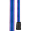Carbon Canes Color Changing Metallic Blue Derby Carbon Fiber Walking Cane