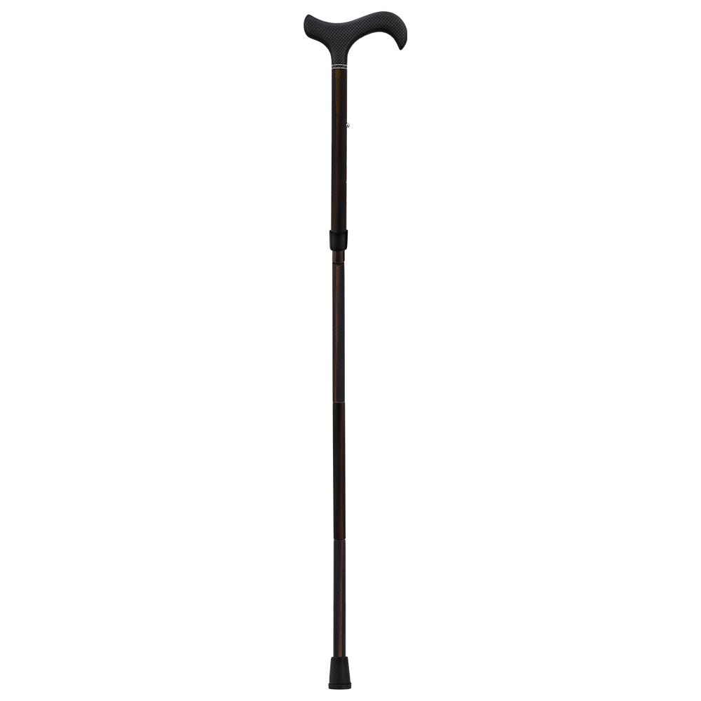 Carbon Canes Exotic Macassar Ebony Wood Wrapped Adjustable & Folding Derby Carbon Fiber Walking Cane