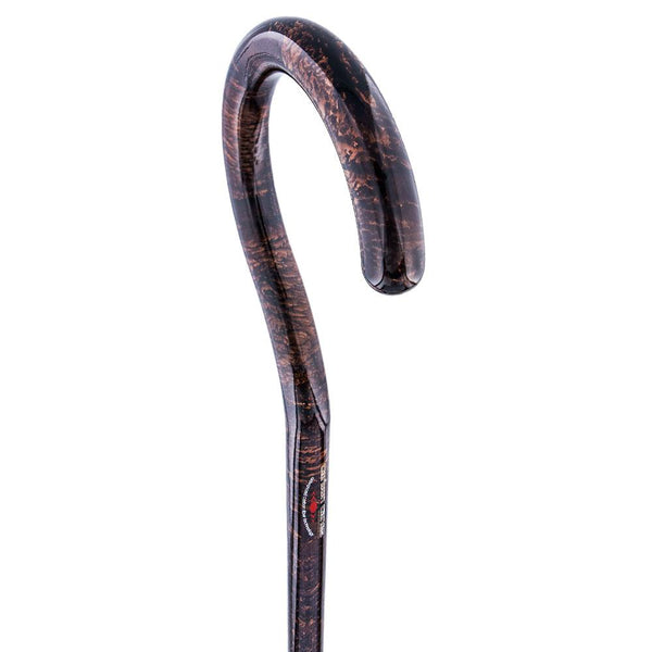 Carbon Fiber Folding Tourist Faux Wood Walking Cane, 2Piece