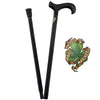 Carbon Canes Luck of the Irish - Folding Carbon Fiber Derby Walking Cane - 2 Piece