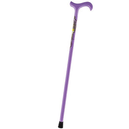 Carbon Canes Purple with Lady Godess in Vines Derby Carbon Fiber Walking Cane