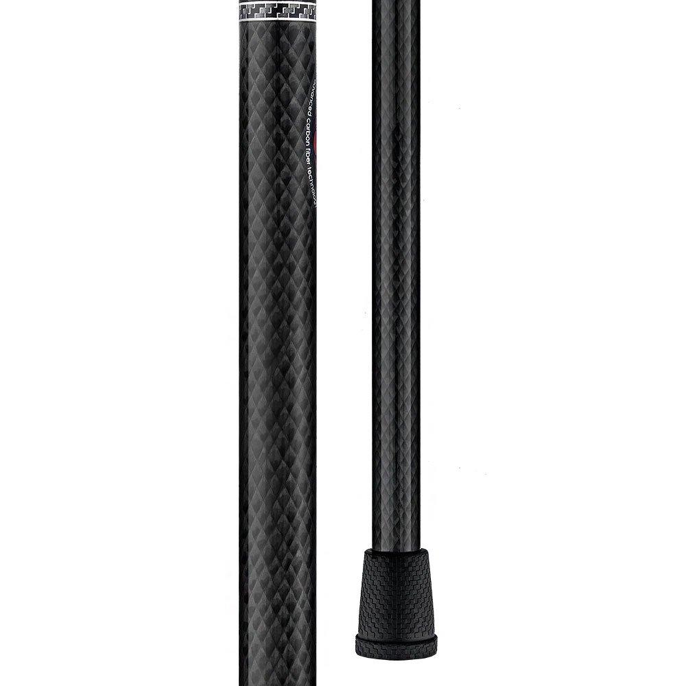 Carbon Canes Triple Wound Carbon Fiber Black Derby Walking Cane w/Collar