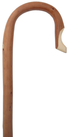 Classic Canes Shepherd's Chestnut Crook Hiking Staff With Chestnut Shaft