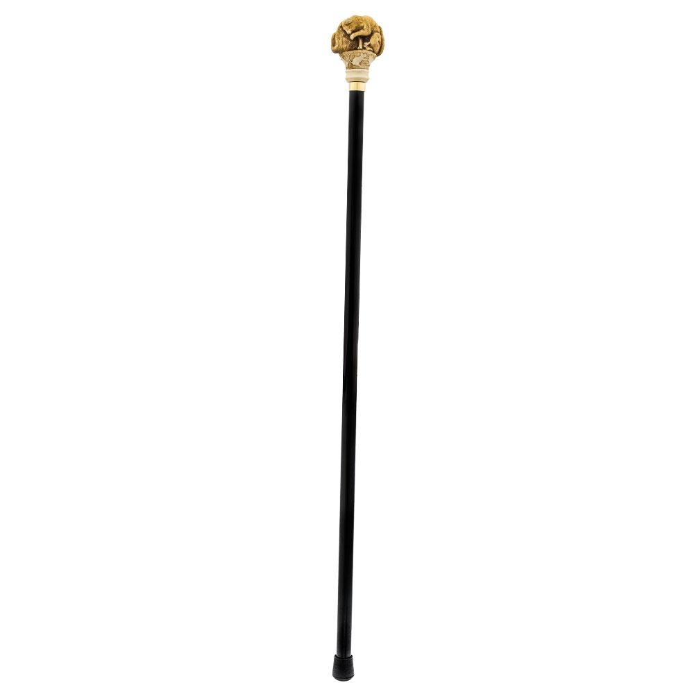 Comoys Cats n' Mice In Harmony Walking Cane with Black Beechwood Shaft
