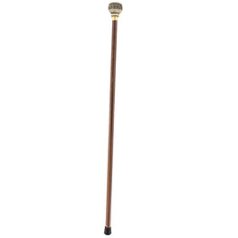 Comoys Astrological Pisces Knob Cane w/ Brown Beechwood Shaft and Brass Collar