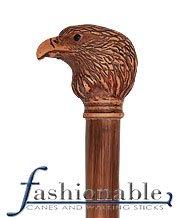 Comoys Eagle Head Walking Stick With Beechwood Shaft and Brass Collar