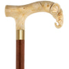 Comoys Fritz Elephant Faux Ivory Handle Italian Handle Cane w/ Custom Shaft & Collar
