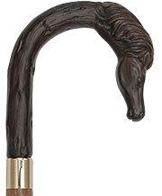 Comoys Brown Horse Tourist Handle Cane - Italian Handle w/Custom Shaft and Collar