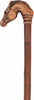 Comoys Horse's Mane Walking Cane With Brown Chestnut Wood Shaft