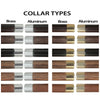 Comoys Elegantly Twisted Dark Brown Faux Wood Fritz Handle Cane w/ Custom Shaft & Collar