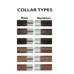 Comoys Embossed Elongated Nickel Plated Handle Cane Italian Handle w/ Custom Shaft & Collar