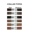 Comoys Embossed Elongated Nickel Plated Handle Cane Italian Handle w/ Custom Shaft & Collar