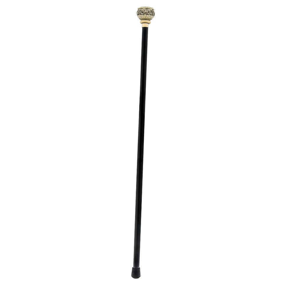 Comoys Astrological Leo Walking Cane with Black Beechwood Shaft