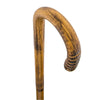 Comoys Carved Acacia Spiral Tourist Handle Walking Cane